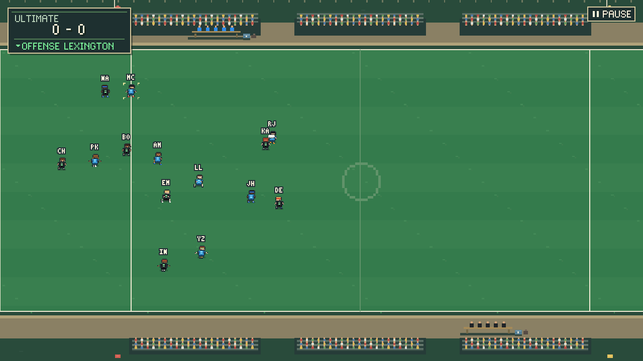 A match in progress against a black-kitted opponent